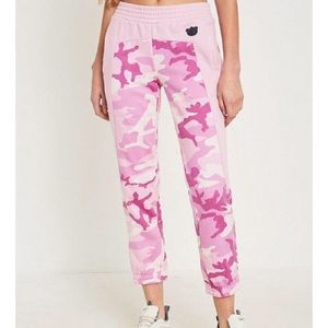 Nicopanda Pink Camo Sweatpants Size Large